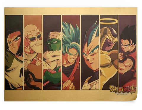 Poster Dragon Ball Z</br> Z-Fighters