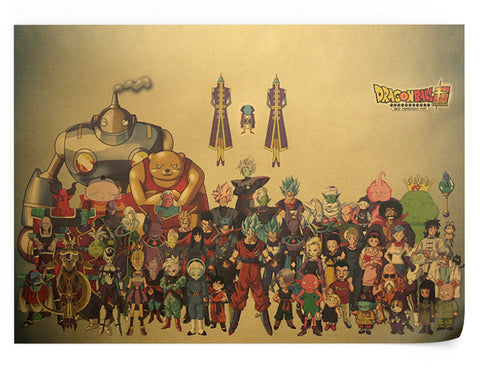 Poster Dragon Ball</br> Saga Super