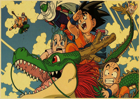 Poster Dragon Ball Z </br> Shenron & Goku Petit