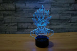 Lampe LED 3D Dragon Ball</br> Goku Super Saiyan 1