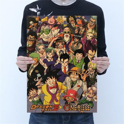 Poster Dragon Ball Z</br> One Piece