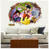Sticker Mural Dragon Ball </br> Goku et Vegeta SSJ4