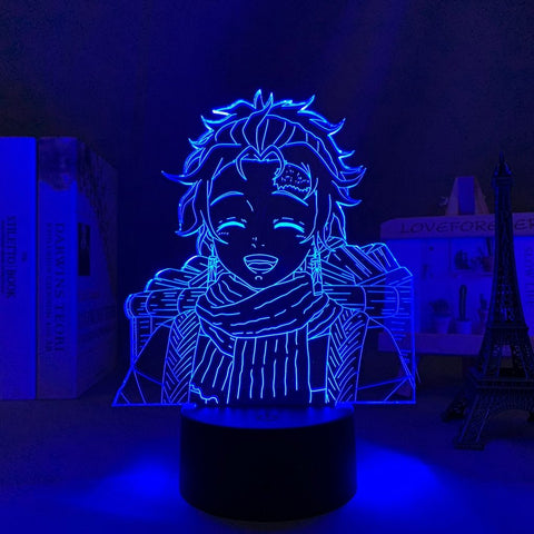 Lampe Kimetsu No Yaiba Demon Slayer Tanjiro Kamado goodies manga lampe led 3D