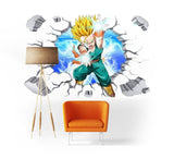 Sticker Mural Dragon Ball</br> Trunks Petit Super Saiyan