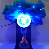 Lampe Dragon Ball Z <br> Goku Genkidama Nuage
