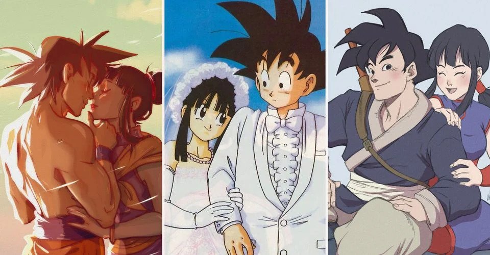 Dragon Ball : 10 photos Fan Art de Goku et Chi-Chi qui sont totalement romantiques