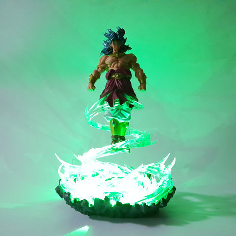 Figurine LED Dragon Ball Z Broly Saiyan Aura