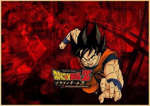 Poster Dragon Ball Z </br> Goku Combat