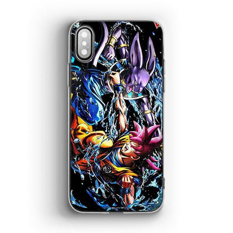 Coque DBS iPhone<br/> Beerus VS Goku