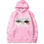 2021 Anime Tokyo Ghoul Eyes Hoodie Harajuku Long Sleeve Pullover Tops