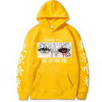 2021 Anime Tokyo Ghoul Eyes Hoodie Harajuku Long Sleeve Pullover Tops
