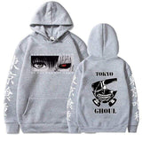 2021 Hot Anime Tokyo Ghoul Kaneki Ken Cosplay Hoodie Graphic Hip Hop Sweatshirt for Men