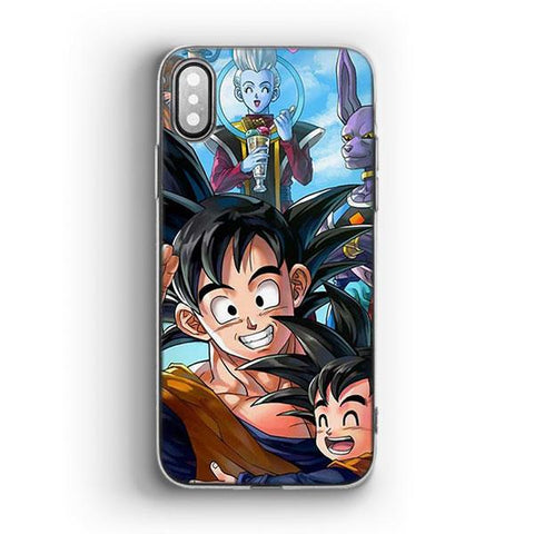 Coque DBS iPhone<br/> Saiyan & Hakaishin