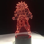 Lampe LED 3D Dragon Ball</br> Broly SSJ Légendaire