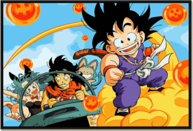 Poster Dragon Ball </br> Goku Nuage Magique