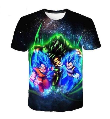 T-Shirt Dragon Ball Super<br/> Goku & Vegeta vs Broly
