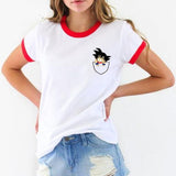 T-Shirt Dragon Ball Z Femme Goku Pocket