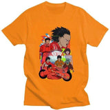 Akira T-Shir tokyo Shotaro Kaneda T Shirt Cotton Tetsuo Shima t-shirt manches courtes 100% coton décontracté mode cosplay