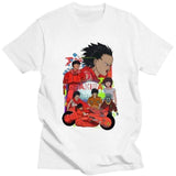 Akira T-Shir tokyo Shotaro Kaneda T Shirt Cotton Tetsuo Shima t-shirt manches courtes 100% coton décontracté mode cosplay