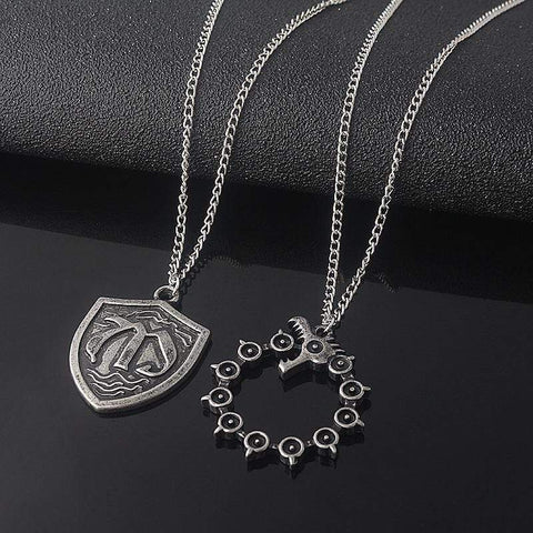 bijoux collier The Seven Deadly Sins Meliodas Nanatsu no Taizai accessoires de bijouterie, ras du cou