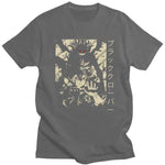 Black Clover Asta t-shirt manches courtes 100% coton décontracté mode cosplay