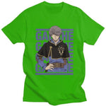 Black Clover t-shirt manches courtes 100% coton décontracté mode cosplay