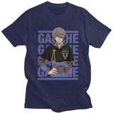 Black Clover t-shirt manches courtes 100% coton décontracté mode cosplay