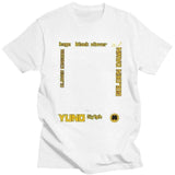 Black Clover Yuno t-shirt manches courtes 100% coton décontracté mode cosplay