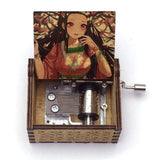 Boîte à musique demon slayer, imprimée à la main, Kimetsu no Yaiba, Tanjirou Nezuko gurenge, cadeau d'anniversaire et de noël