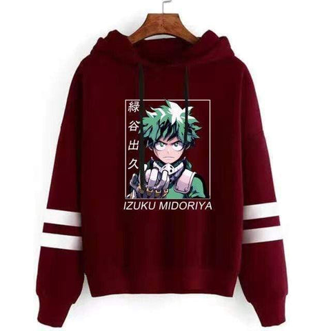 Boku No Hero Academia Izuku Midoriya pull sweatshirt manga hoodies