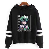 Boku No Hero Academia Izuku Midoriya pull sweatshirt manga hoodies