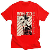 Boku No Hero Academia t-shirt manches courtes 100% coton décontracté mode cosplay