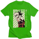 Boku No Hero Academia t-shirt manches courtes 100% coton décontracté mode cosplay
