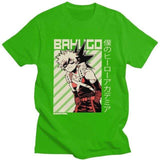 Boku No Hero Academia t-shirt manches courtes 100% coton décontracté mode cosplay