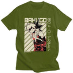Boku No Hero Academia t-shirt manches courtes 100% coton décontracté mode cosplay