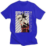 Boku No Hero Academia t-shirt manches courtes 100% coton décontracté mode cosplay