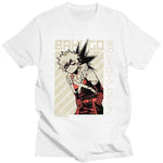 Boku No Hero Academia t-shirt manches courtes 100% coton décontracté mode cosplay