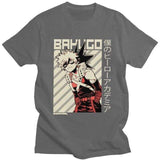 Boku No Hero Academia t-shirt manches courtes 100% coton décontracté mode cosplay