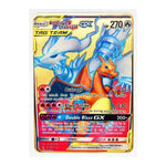 Cartes de collection Pokémon, version métallique et en or, Dracaufeu et Pikachu, jouets pour enfants de combat, cadeau de noël