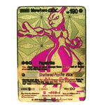 Cartes en métal doré Pokemon GX MEGA, 27 Styles nouveaux, Super Collection de cartes Anime, jouets pour enfants, cadeau de noël