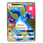 Cartes en métal doré Pokemon GX MEGA, 27 Styles nouveaux, Super Collection de cartes Anime, jouets pour enfants, cadeau de noël