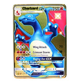 Cartes en métal doré Pokemon GX MEGA, 27 Styles nouveaux, Super Collection de cartes Anime, jouets pour enfants, cadeau de noël