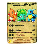 Cartes en métal doré Pokemon GX MEGA, 27 Styles nouveaux, Super Collection de cartes Anime, jouets pour enfants, cadeau de noël