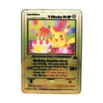Cartes en métal doré Pokemon GX MEGA, 27 Styles nouveaux, Super Collection de cartes Anime, jouets pour enfants, cadeau de noël