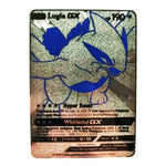 Cartes en métal doré Pokemon GX MEGA, 27 Styles nouveaux, Super Collection de cartes Anime, jouets pour enfants, cadeau de noël