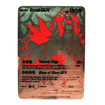 Cartes en métal doré Pokemon GX MEGA, 27 Styles nouveaux, Super Collection de cartes Anime, jouets pour enfants, cadeau de noël