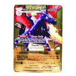 Cartes en métal doré Pokemon GX MEGA, 27 Styles nouveaux, Super Collection de cartes Anime, jouets pour enfants, cadeau de noël
