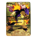 Cartes en métal doré Pokemon GX MEGA, 27 Styles nouveaux, Super Collection de cartes Anime, jouets pour enfants, cadeau de noël