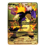 Cartes en métal doré Pokemon GX MEGA, 27 Styles nouveaux, Super Collection de cartes Anime, jouets pour enfants, cadeau de noël
