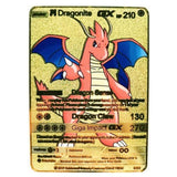 Cartes en métal doré Pokemon GX MEGA, 27 Styles nouveaux, Super Collection de cartes Anime, jouets pour enfants, cadeau de noël